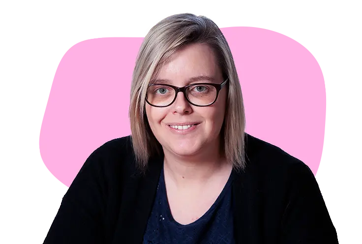 Landscape portrait of Sally Morgan