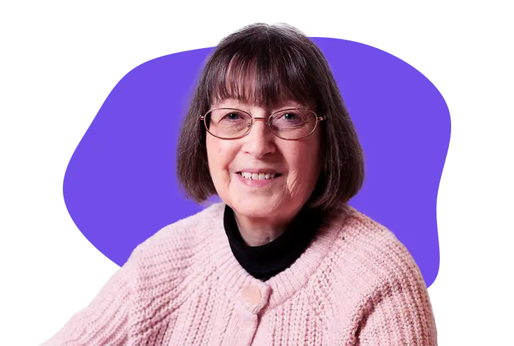 Landscape portrait of Sue Field